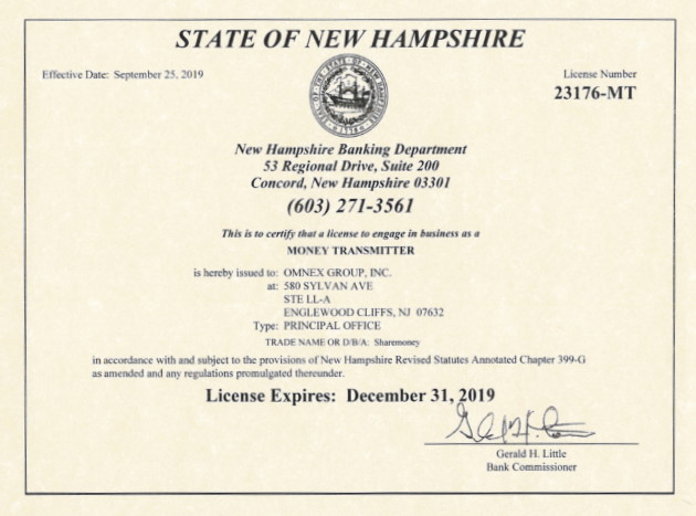 License